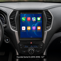 Hyundai Santa Fe 2015-2018 - autoradio 9,7" avec Apple CarPlay et Android Auto 