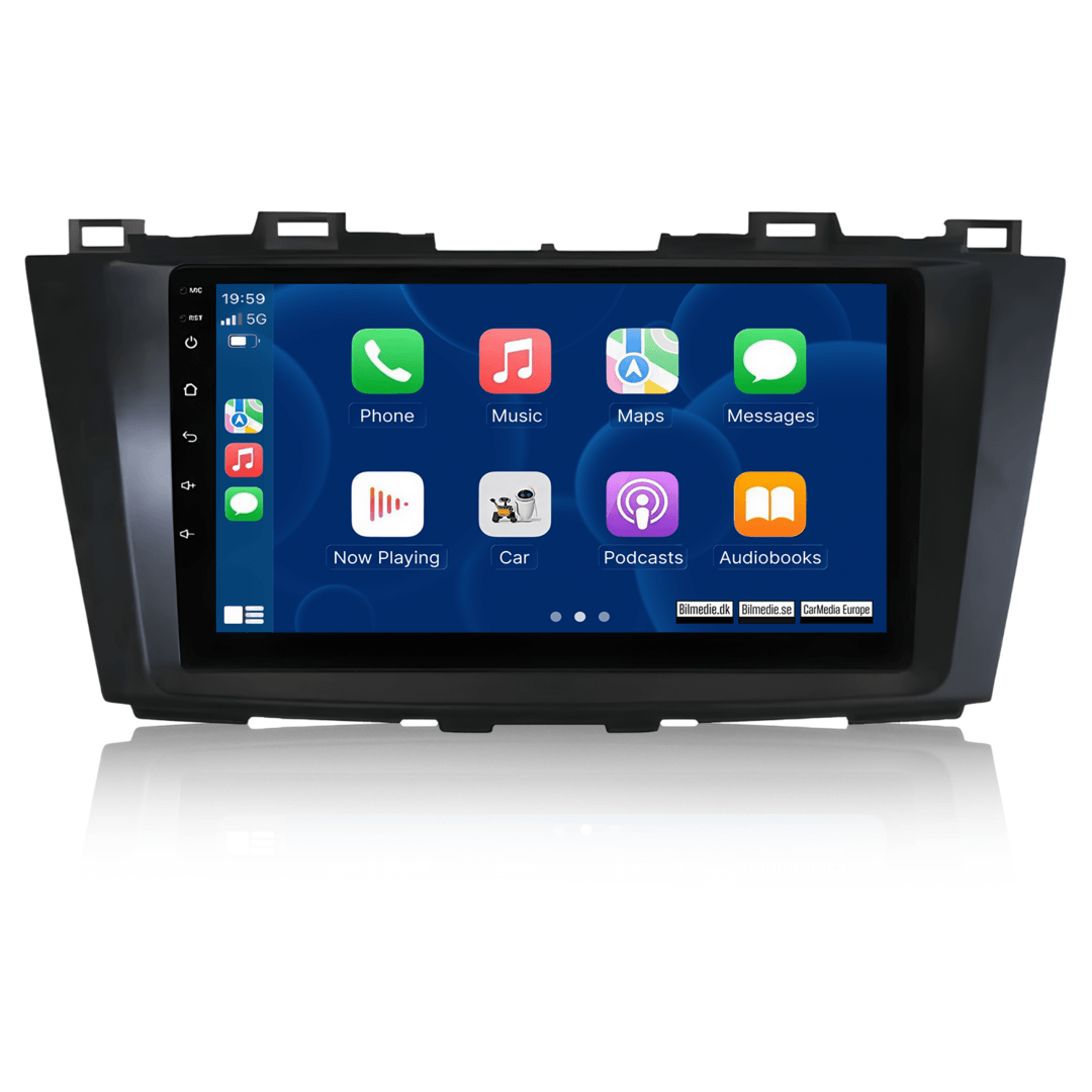 Mazda 5 10-15 - Autoradio 9" avec Apple CarPlay et Android Auto 
