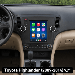 Toyota Highlander 2009-2014 - Autoradio 9,7" avec Apple CarPlay et Android Auto 