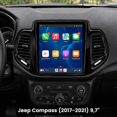 Jeep Compass 2017-2021 - autoradio 9,7" avec Apple CarPlay et Android Auto 