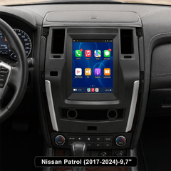Nissan Patrol 2017-2024 - autoradio 9,7" avec Apple CarPlay et Android Auto 