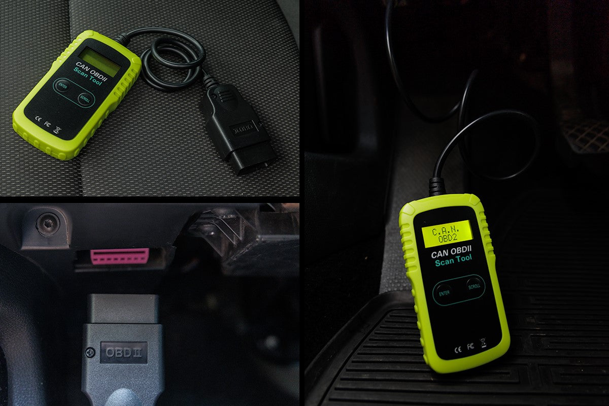 Testeur de diagnostic OBD II et EOBD avec prise 16 broches