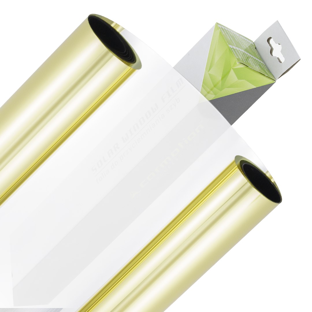Film solaire CARMOTION pour vitres de voiture or et argent