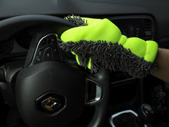 Gant de lavage en microfibre CARMOTION avec maille