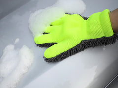 Gant de lavage en microfibre pour un nettoyage en douceur