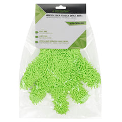 Gant de lavage chenille en microfibre avec maille