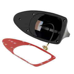 Antenne radio aileron de requin en graphite avec fixation adhésive
