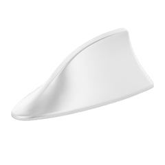 Antenne radio au design aileron de requin en argent avec montage autocollant