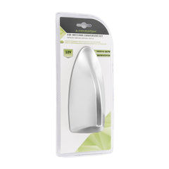 Antenne radio voiture type aileron de requin en argent