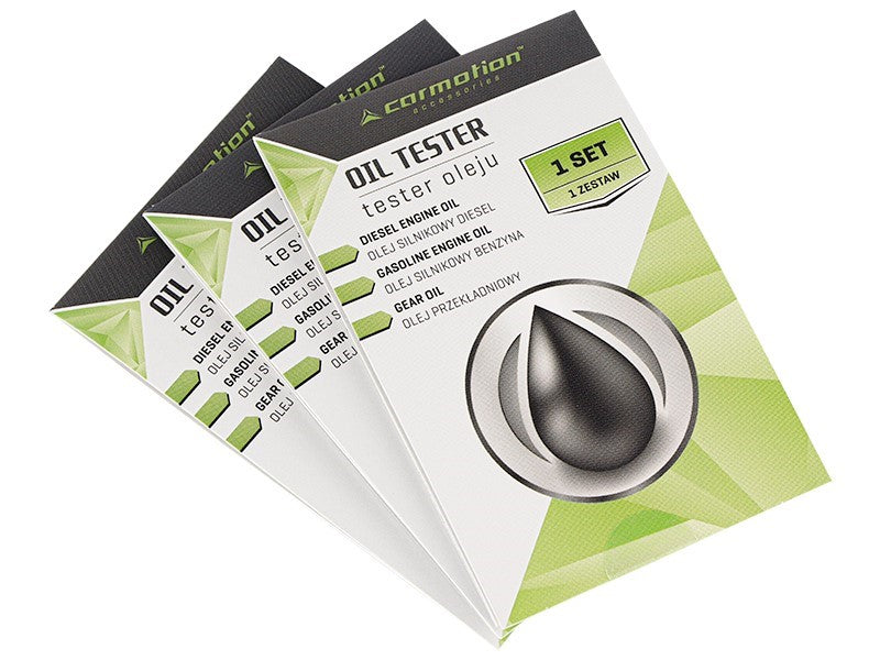 Testeur d’huile pour huile moteur diesel, huile moteur essence et huile de boîte de vitesses, en lot de 3