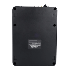 10” slim aktiv subwoofer til bil – 600W under sædet bagpanel med kontrolknapper og stik