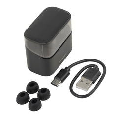 Écouteurs intra-auriculaires avec boîtier de charge et recharge USB-C