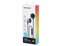 Écouteurs intra-auriculaires avec microphone intégré et commande sur câble