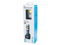 Lampe d’atelier avec LED COB 10W, aimant et crochet pivotant