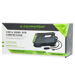 Compresseur d’air CARMOTION avec mesure digitale de la pression et éclairage LED