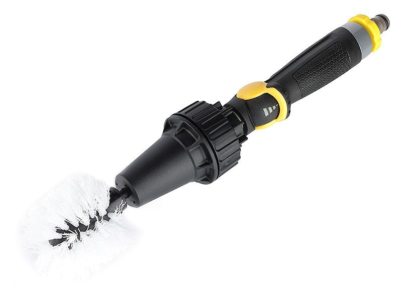 Brosse de lavage rotative à pression d’eau avec 2 têtes