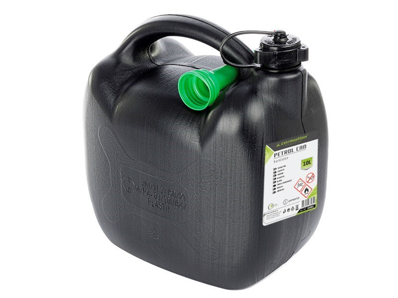 Jerrycan ovale en plastique 10 l CARMOTION noire