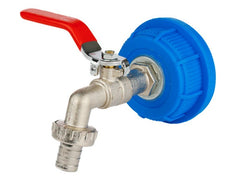 Robinet de vidange avec capuchon rouge 51 mm 1/2 pouce