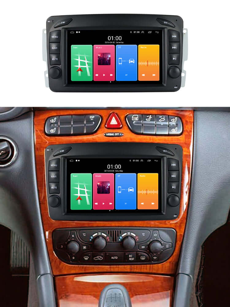 Mercedes-Benz W210 etc. 1998-2008 - Autoradio 7" avec Apple CarPlay et Android Auto – Carmediaeurope.com