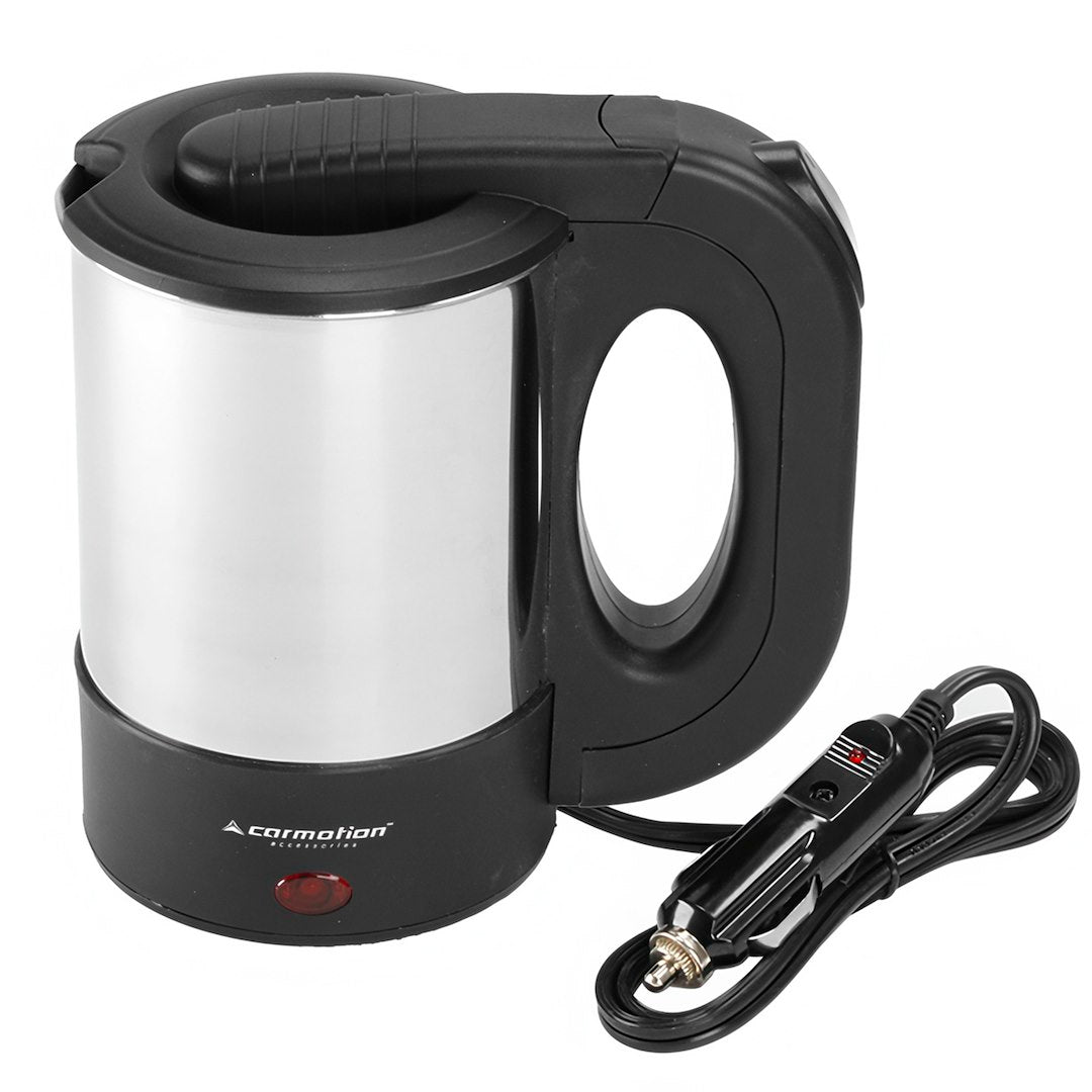 Bouilloire de voiture CARMOTION 12-24V avec une capacité de 500 ml