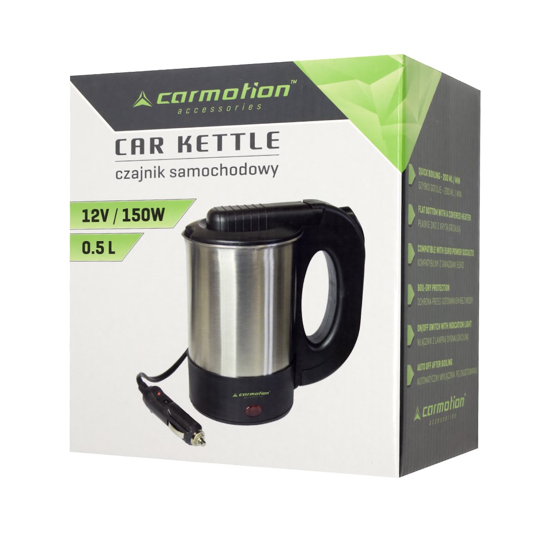 Bouilloire de voiture 12-24V DC avec arrêt automatique
