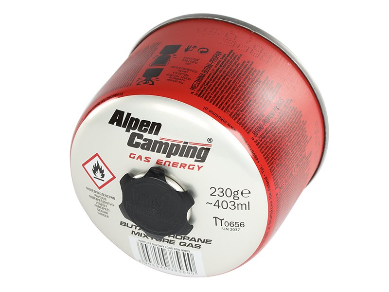 Réchaud de camping simple pour cartouche de gaz 230 g