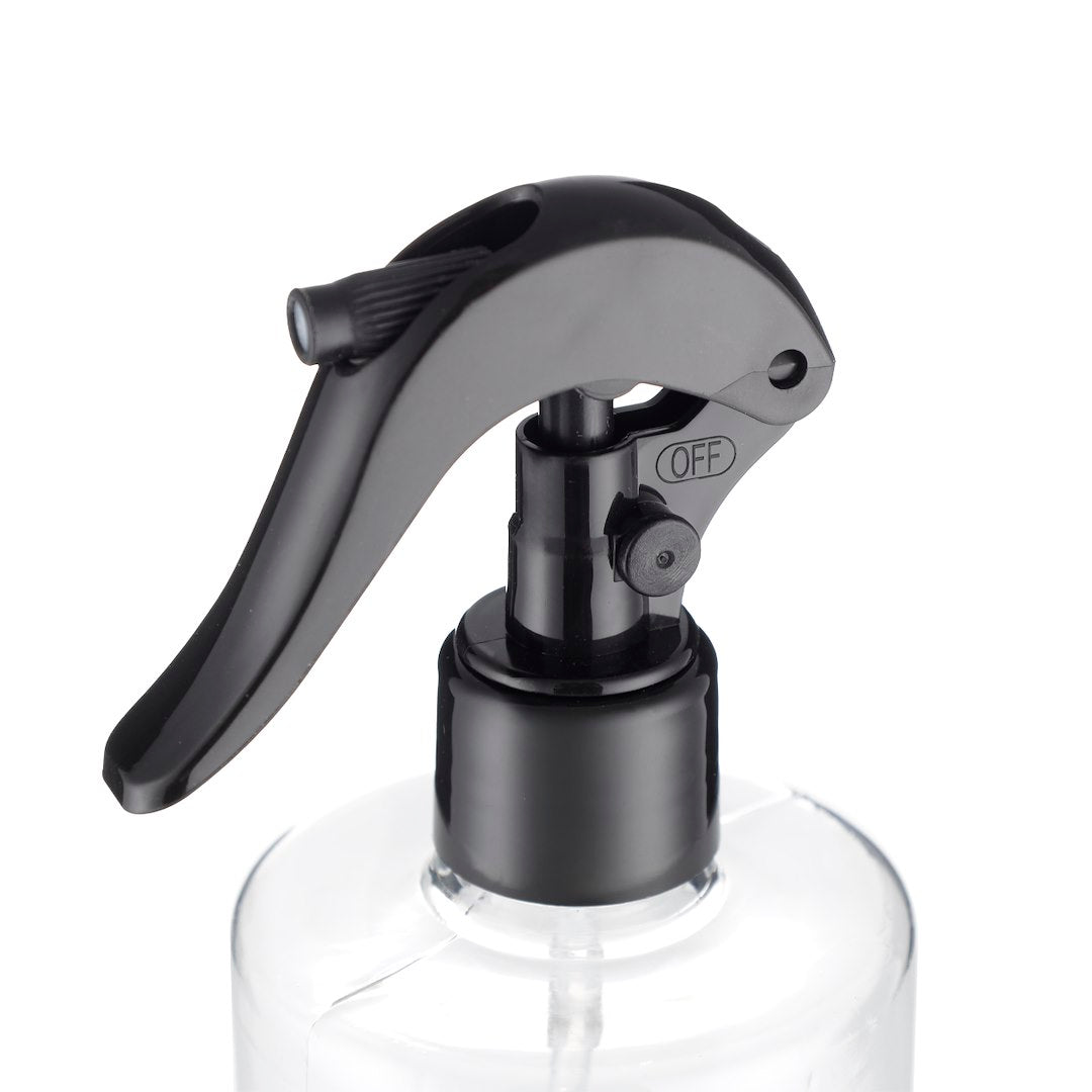 Flacon pulvérisateur transparent 500 ml avec poignée ergonomique