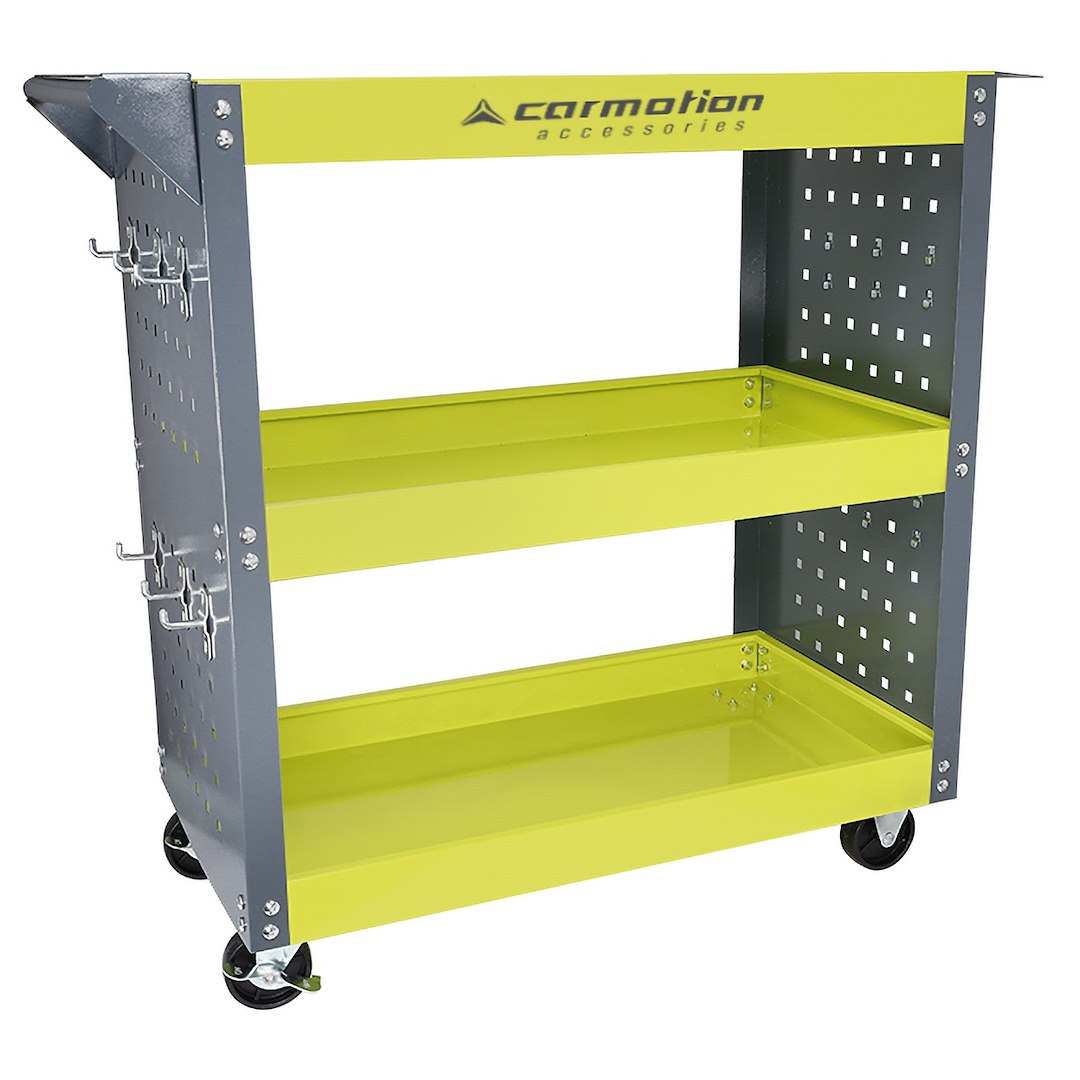Chariot d’atelier avec roues pivotantes et système de verrouillage