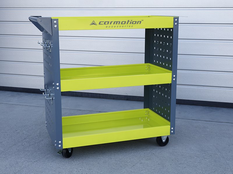 Chariot d’atelier avec support pour petits outils