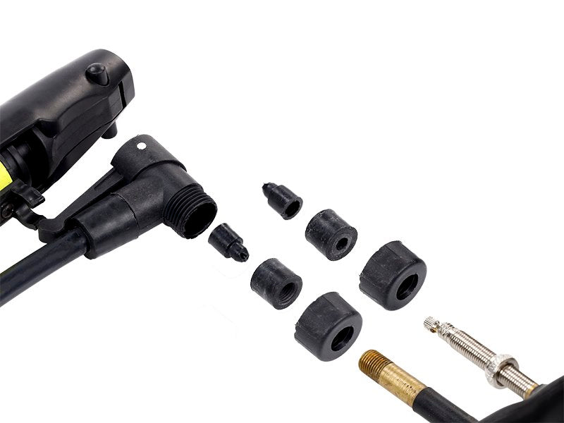 Mini-pompe avec fixation pour montage sur vélo