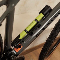 Mini-pompe 310 mm avec support de montage pour vélo