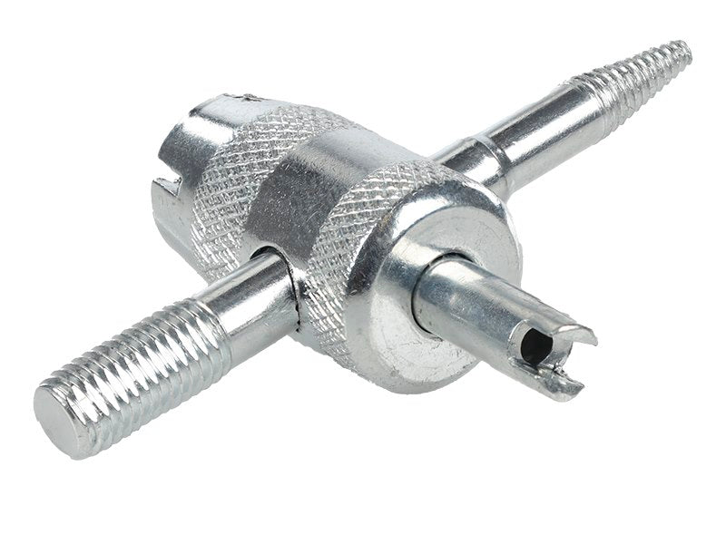 Outil de calibrage pour filetage de valve et obus de valve
