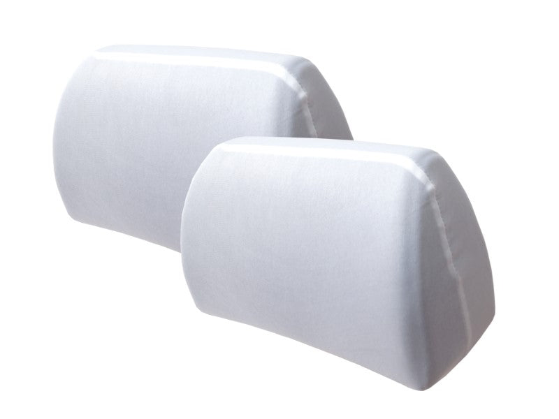 Housses d’appuie-tête blanches CARMOTION, lot de 2