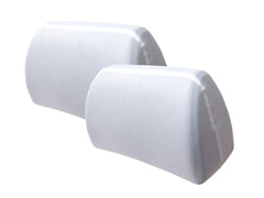 Housses d’appuie-tête blanches CARMOTION, lot de 2