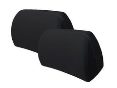 Housses d’appuie-tête noires CARMOTION, lot de 2