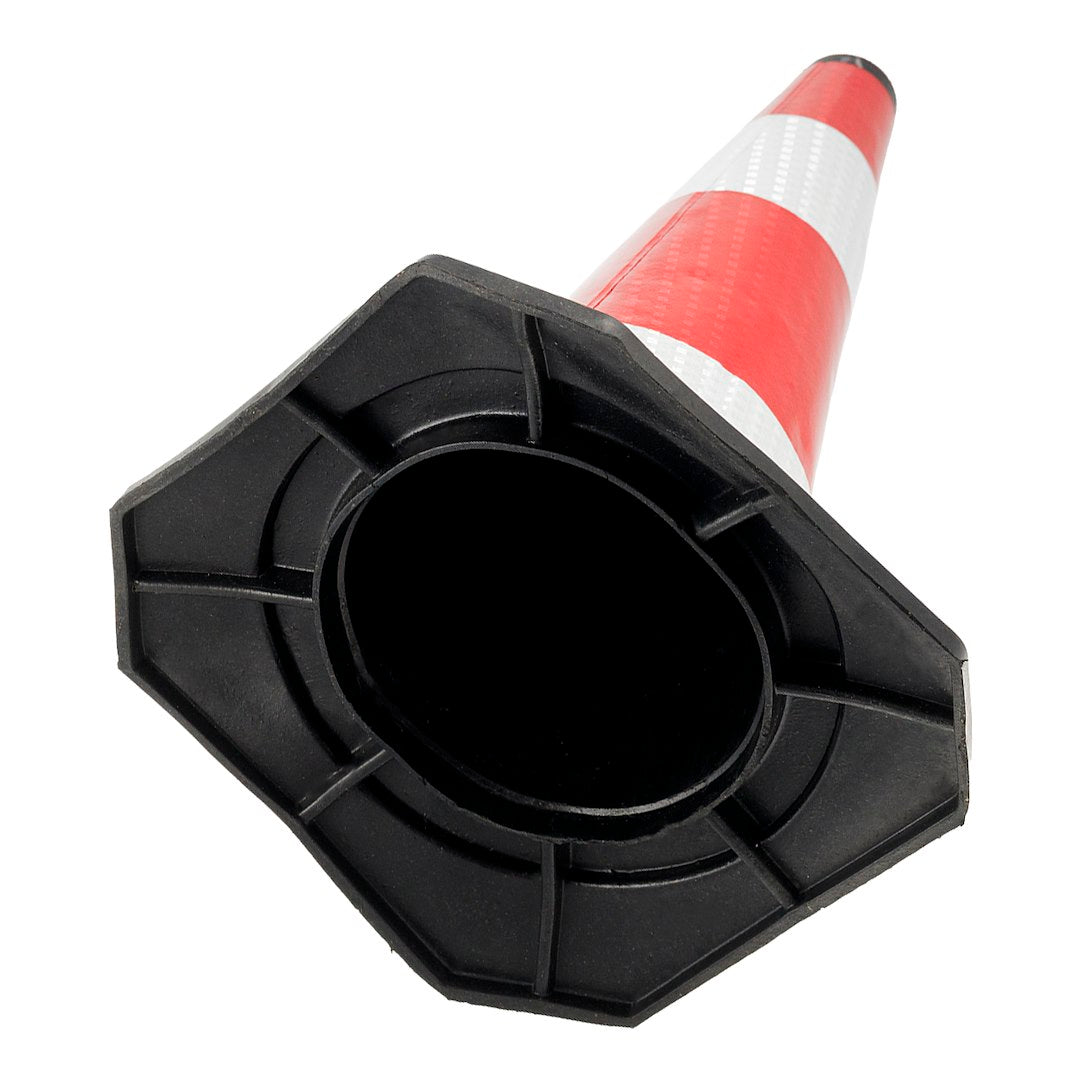 Cône de signalisation pour balisage et délimitation temporaire