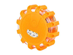 Lampe d’avertissement orange avec aimant et crochet, 12 LED et 3 LED
