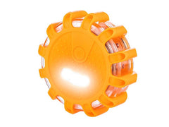 Lampe d’avertissement orange avec fixation magnétique et crochet