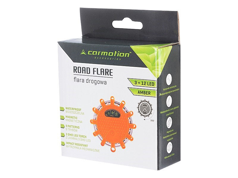 Lampe d’avertissement orange compacte pour un marquage bien visible