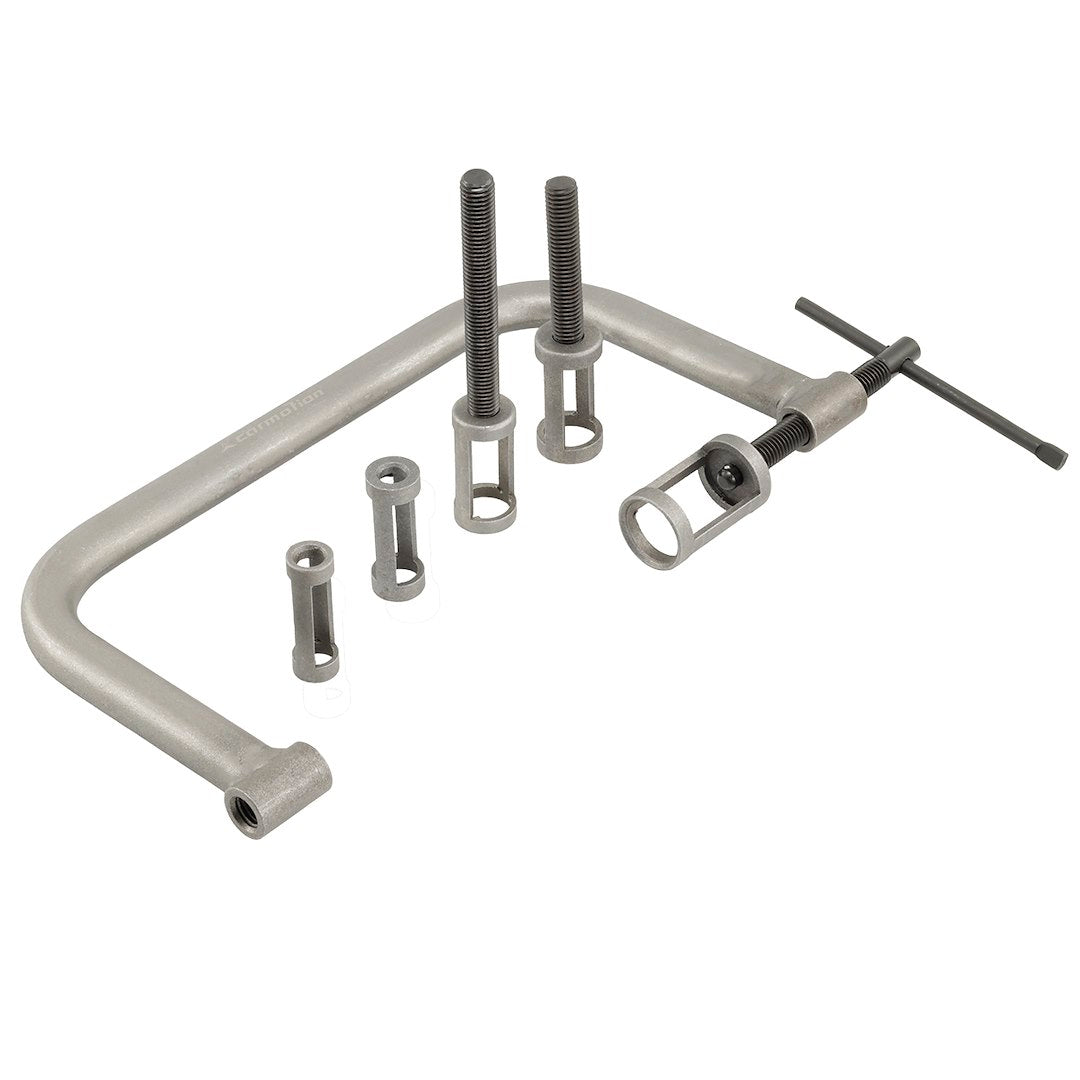 Kit compresseur de ressorts de soupape avec adaptateurs spéciaux de plusieurs diamètres