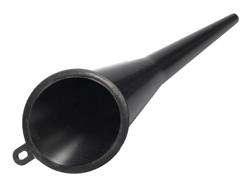 Entonnoir coudé avec ouverture de 8 cm et longueur de 29 cm