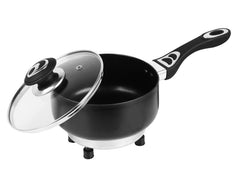 Marmite électrique 12V avec couvercle et capacité de 1,9 litre