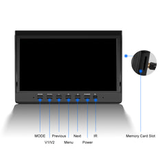 Kit caméra de recul sans fil avec écran 10,1", zoom 30x et vision nocturne – 12V/36V 