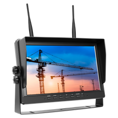 Kit caméra de recul sans fil avec écran 10,1", zoom 30x et vision nocturne – 12V/36V 