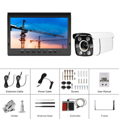 Kit caméra de recul sans fil avec écran 10,1", zoom 30x et vision nocturne – 12V/36V 