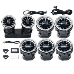 Éclairage d’ambiance pour buses d’aération – Mercedes A/CLA/C/E/GLC 15-25 kit avec buses d’aération et raccordement par câble.