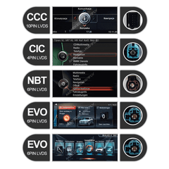 BMW Série 5 GT F07 09-17 - Autoradio 12,3" avec Apple CarPlay et Android Auto - Systèmes d’infodivertissement : CCC, CIC, NBT, EVO