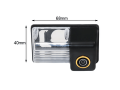 Caméra de recul 1080P pour Hyundai Sonata, Kia Sportage & Kia Ceed – caméra intégrée dans l’éclairage de plaque d’immatriculation (96 × 31 mm) 