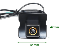 Caméra de recul 1080P pour Toyota Yaris – caméra de hayon (65 × 27 mm) 