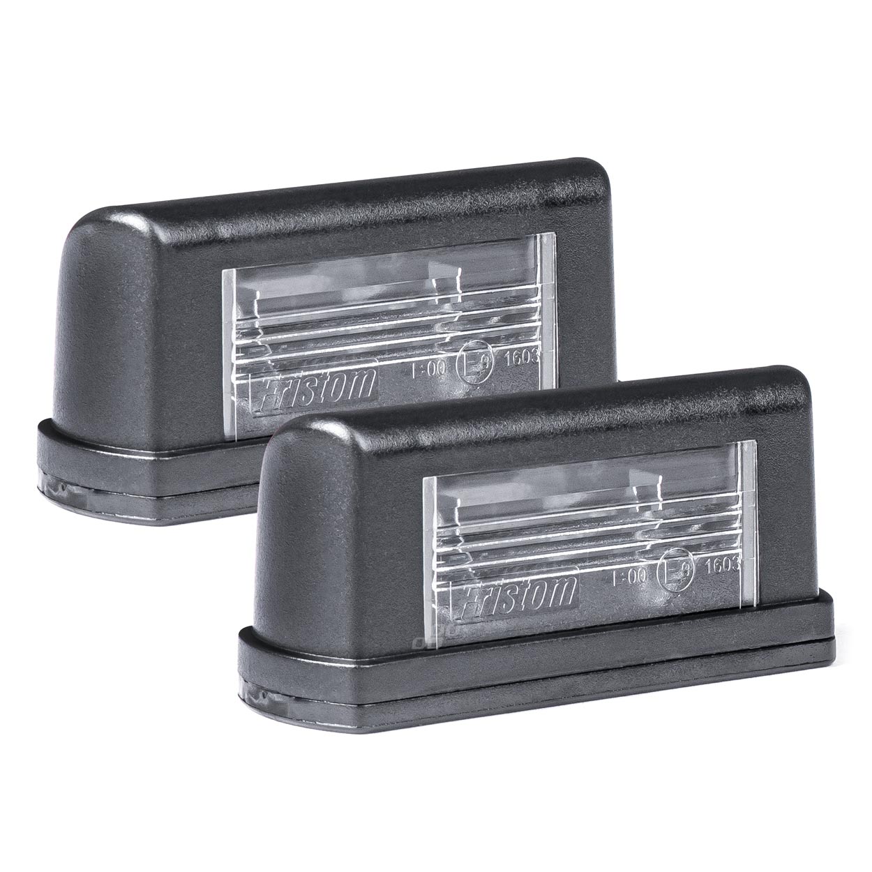Éclairages de plaque d’immatriculation blancs, lot de 2